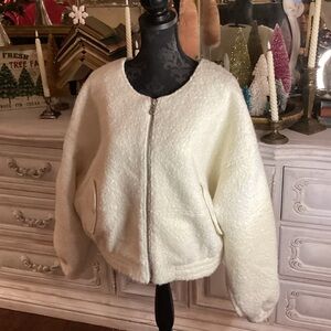 Joie Cream Teddy Jacket